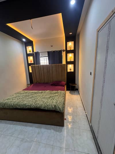 double bed with metres