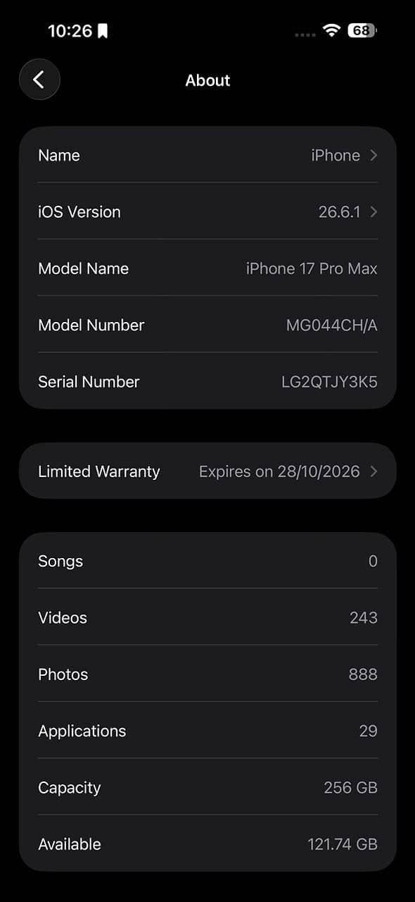 iphone 17paromax 7