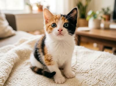 Tricolor kitten