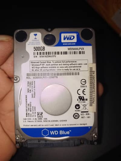 WD 500gb Hard disk slim laptop for sale