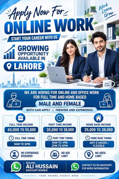 Growing opportunity available in Lahore