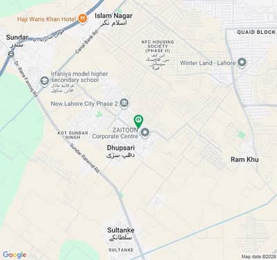 Facing park, corner flat at good price available