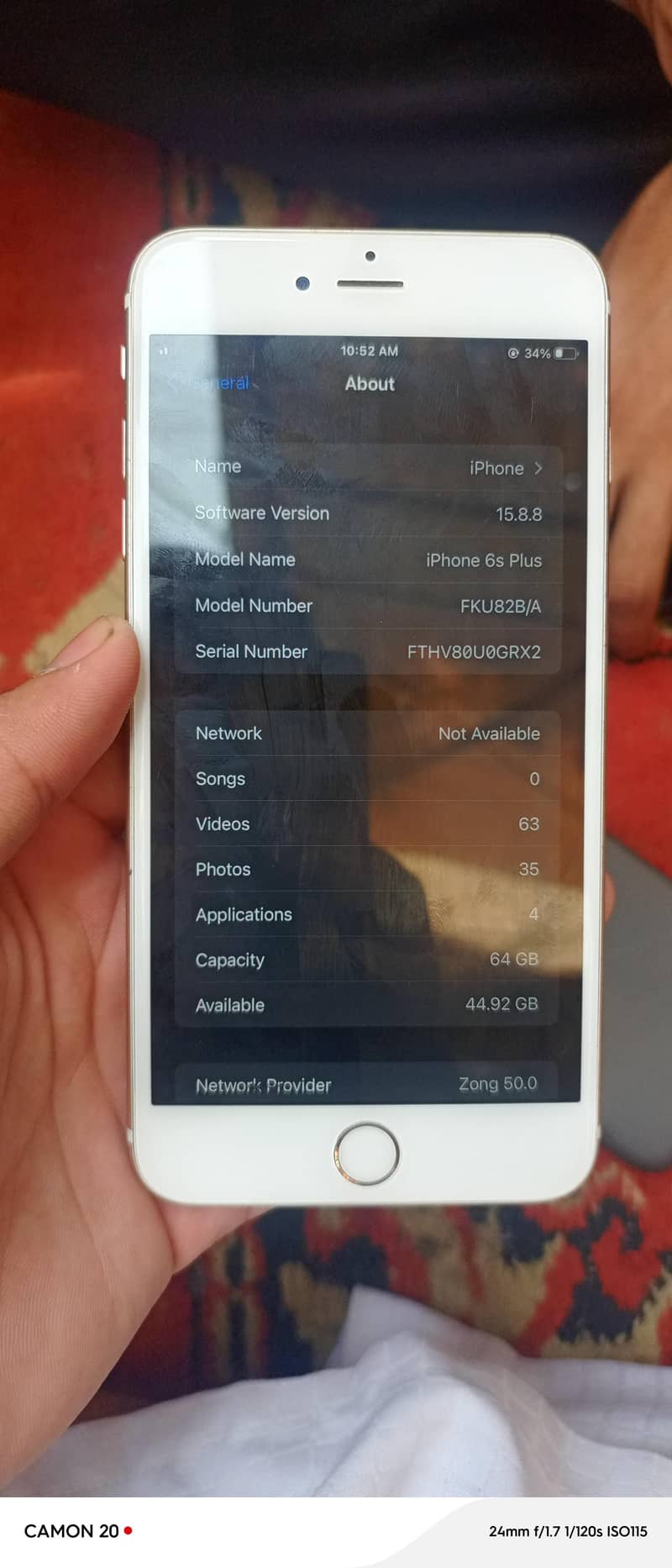 Apple iPhone 6S Plus 4