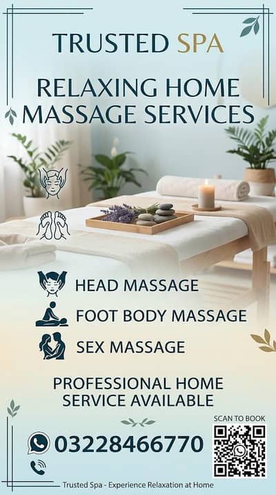 female spa center home workers available