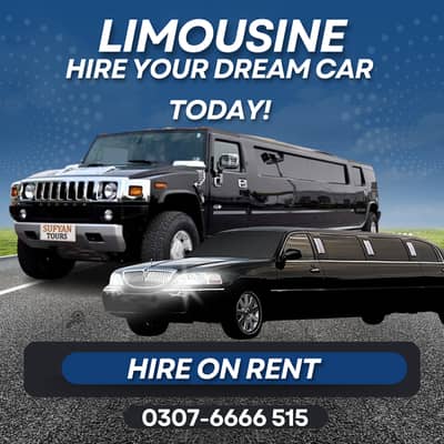 Rent A Car LIMO ON RENT, AUDI A6,  PRADO, V8 LANDCRUISER, FORTUNER