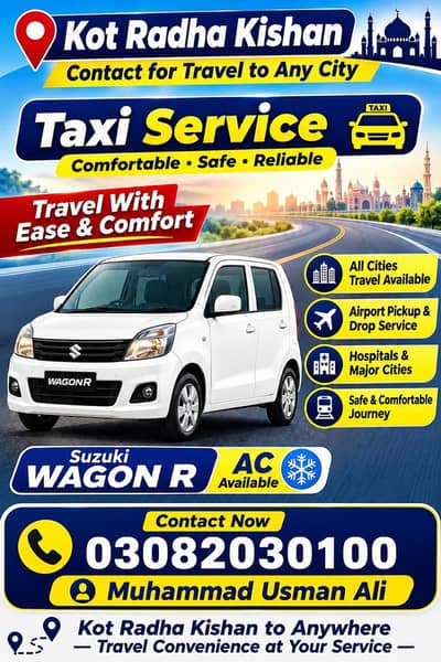 kot radha kishan taxi booking anywhere