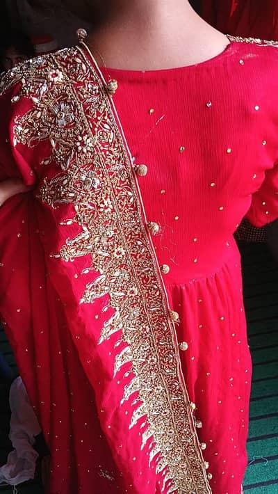 kora work dress, wedding dress, frock, dress