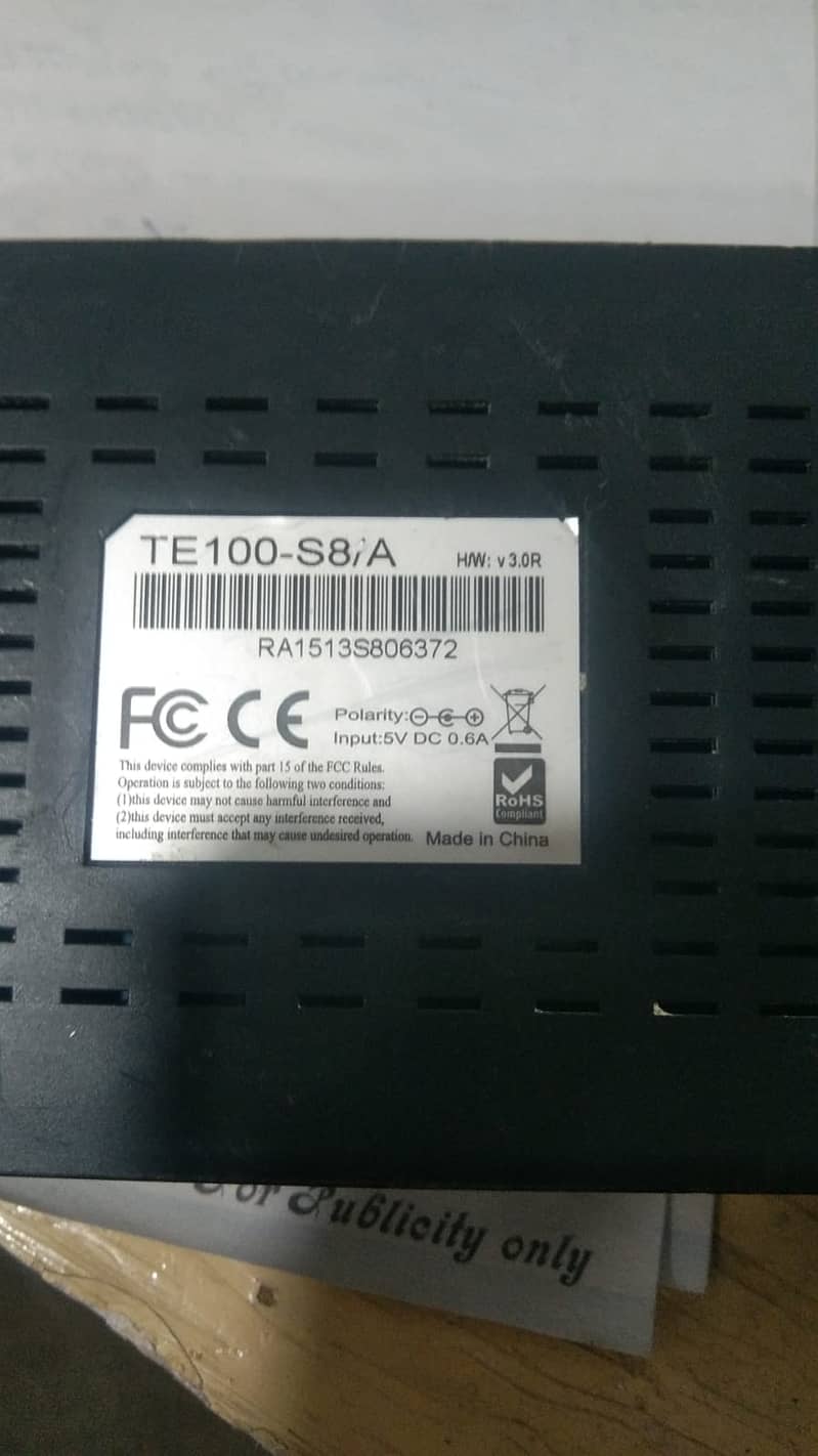 TrendNet Network 8-port Switch 2