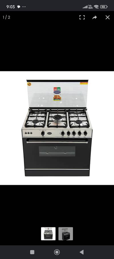 canon cooking range with single door slightly used in good condition u