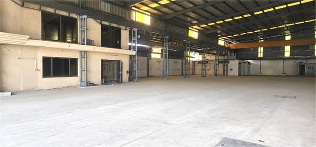 26,000 Sqft Warehouse 30ft Height with Furnished Offices, Water Proof on rent