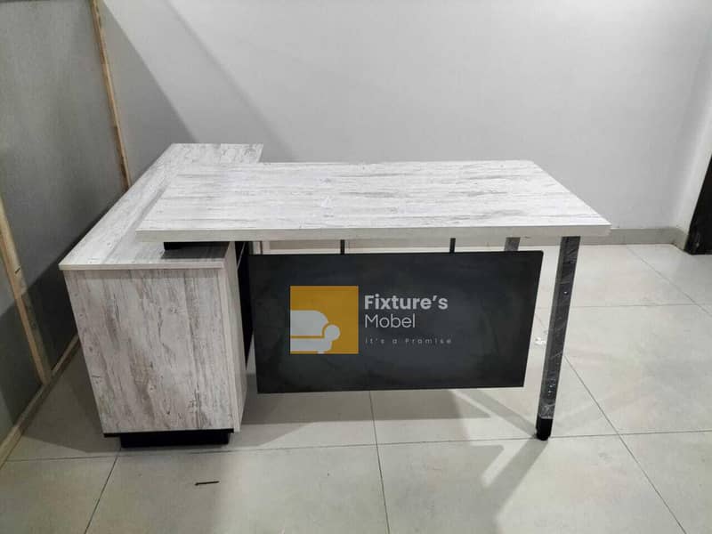 office table,manager table,table with side rack 0