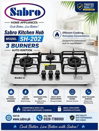 Sabro SH-202 Kitchen/Sabro/golden fuji/canon/ Kitchen Hob/stove