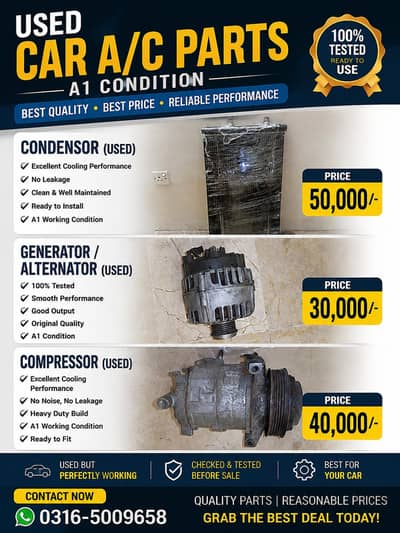 Audi Car Ac parts for sell