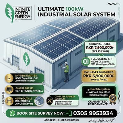 100kw Industrial system complete