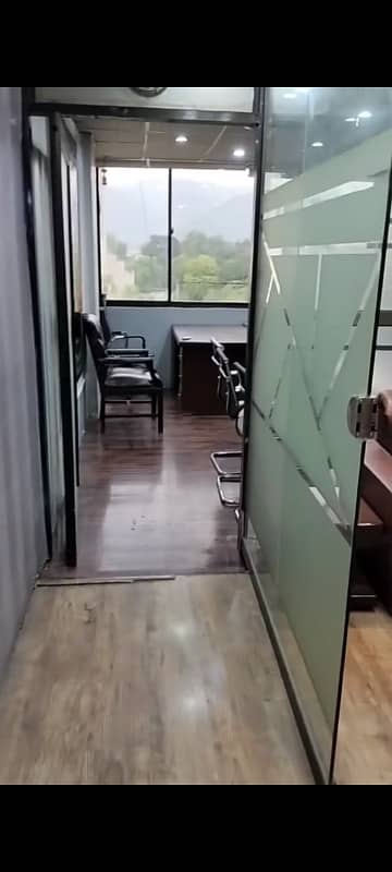 Furnished Office Rooms For Rent In Blue Area 3rd Floor | 1 Room 30K, 2 Rooms 55K