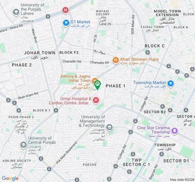 Residential Plot For Sale In Johar Town Phase 1 - Block D1