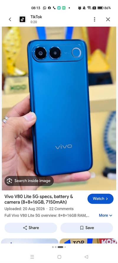 vivo v80 lite 256