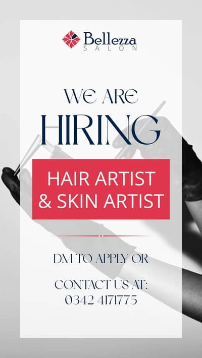 need staff for our salon