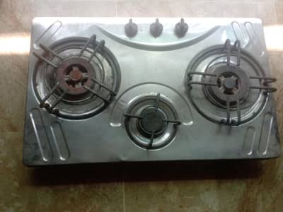 Kitchen cooking stove chola 3 in one best condition and working good.