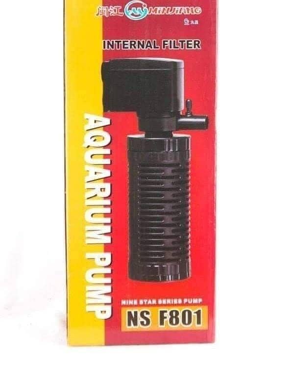 Minjiang Internal Filter NSF-801 | (Power: 15W | 1200L/H | H. Max: 1.5m) | Power Aquarium Filter
