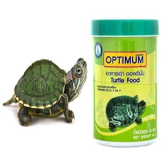 Optimum Premium Turtle Food for All Sizes - Natural Diet for Small to Medium Pets