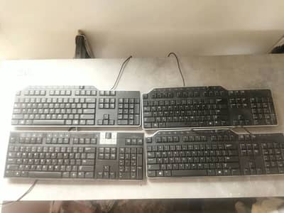 4x Used Keyboard Set | USB Computer Keyboard | 10/10 | Lahore