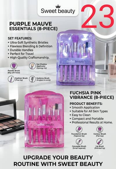 Makeup brushes