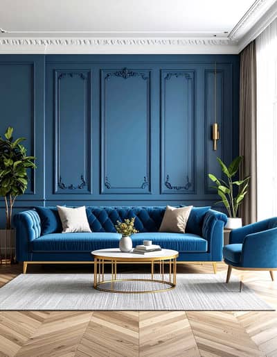 Modern Media Wall & Wall Moulding | TV Wall Design | Interior Work