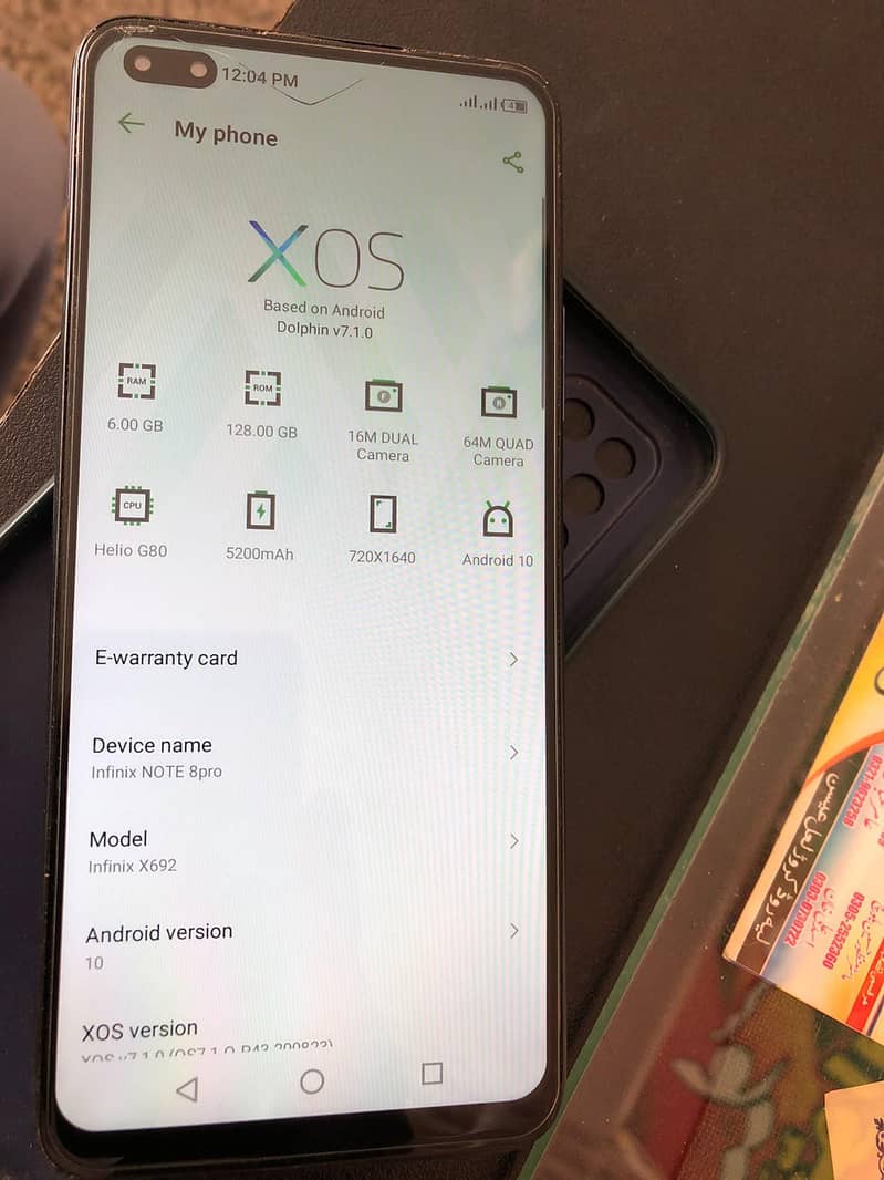Infnix note 8 pro 3