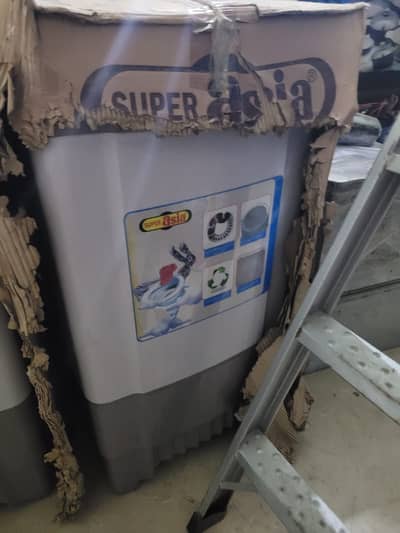 Super Asia ----- Washing Machine (Brand New) and Dryer (Slightly Used)