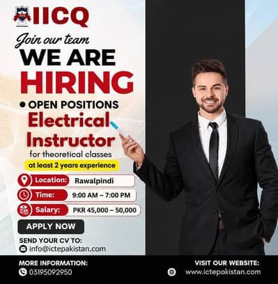 Electrical Instructor |Theoretical Classes | Electrical Lecturer Jobs