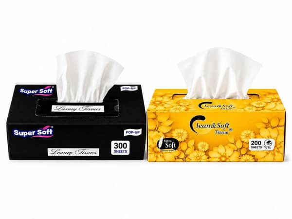 Super Soft Luxury Tissues – Pop-Up Box, 300 Sheets