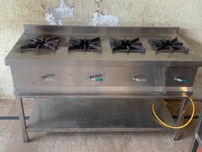 Burner for karrai (karrahi)
