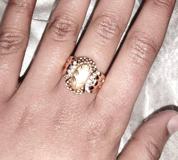 Elegant Plated Ring for Girls/Women