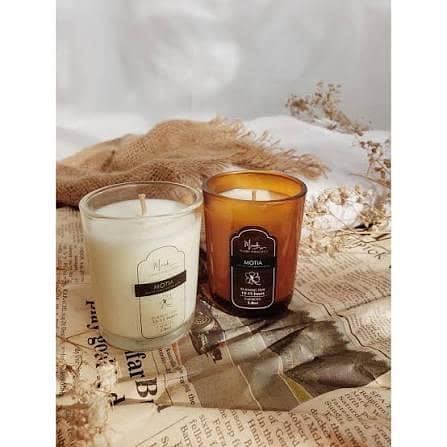 Qaidi #804 Mini Glass Jar Scented Candle