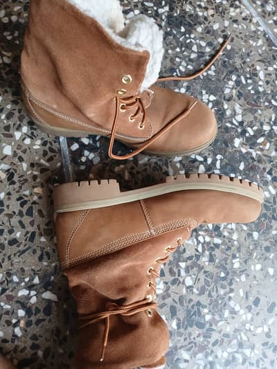 Faux suede long boots. Very warm for winter use.