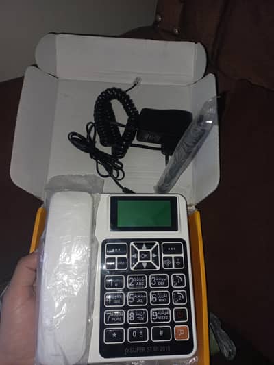 Desktop telephone dual sim with box charger