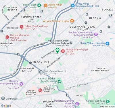 Book Prime Location Office Today In Gulshan-e-Iqbal - Block 13/B