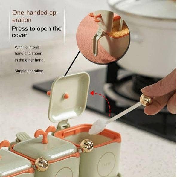 Pastel Harmony 3-Piece Seasoning Box Set