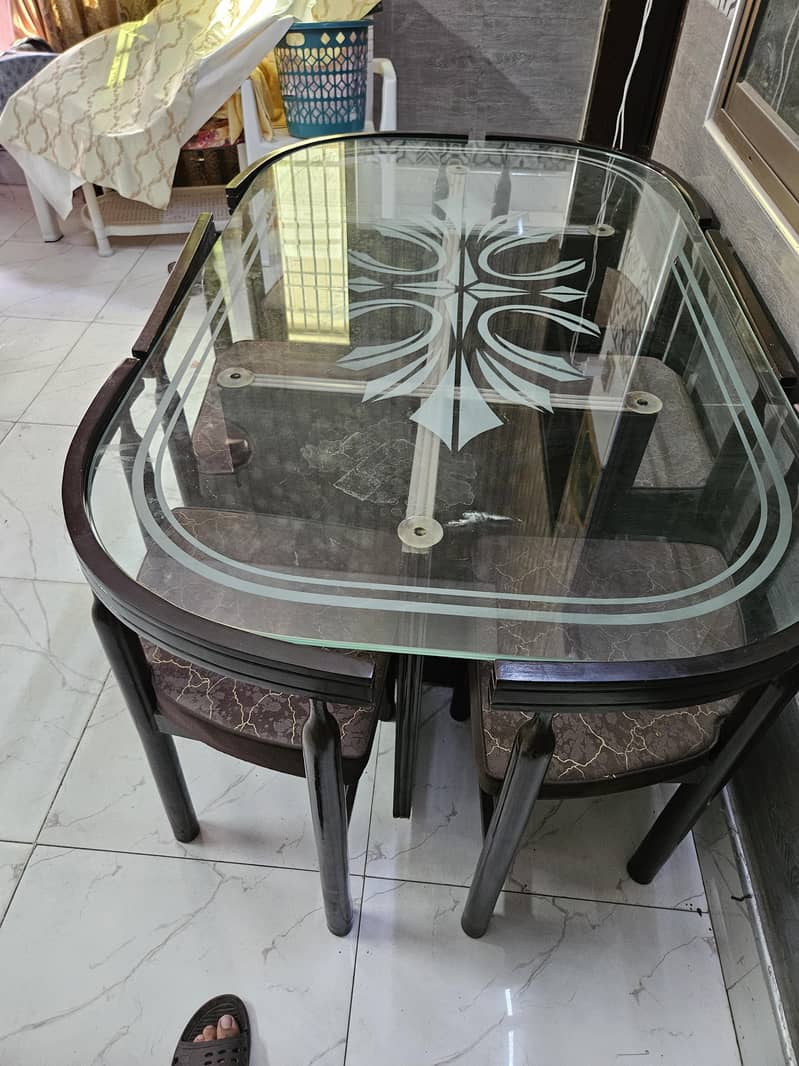 Modern Glass Dining table 0