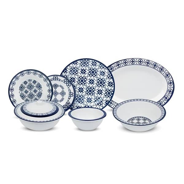 Elantra Blue Dinner Set