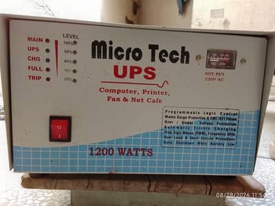 Mico Tech 1200 Watts UPS – Used – 24V