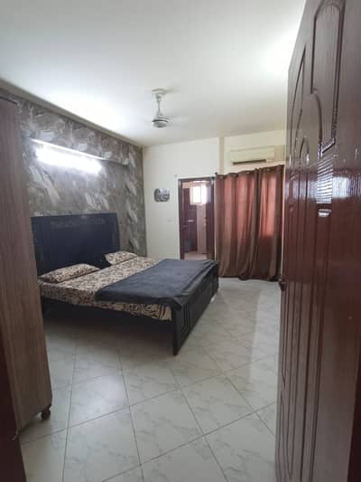 2 bedrooms apartment fully furnished available for rent location E-11 2 Islamabad