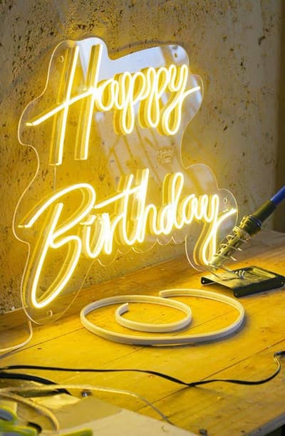 Acrylic Sign Board & Neon Sign