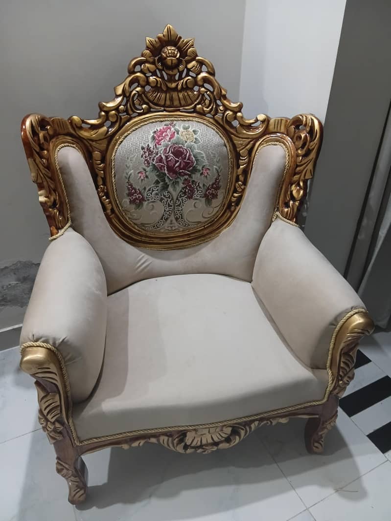 royal bed sofa set 1