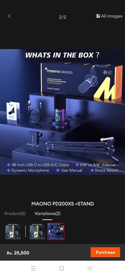 Maono PD200X Microphone