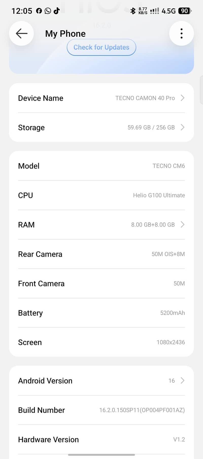 Tecno CAMON 40 Pro 4