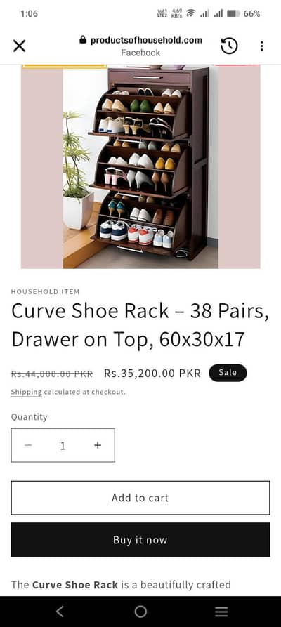 show rack 3 layer. drawer