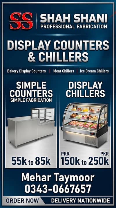 Bakery Display Counter ,Display Chiller, Display Counter,Cake Showcase