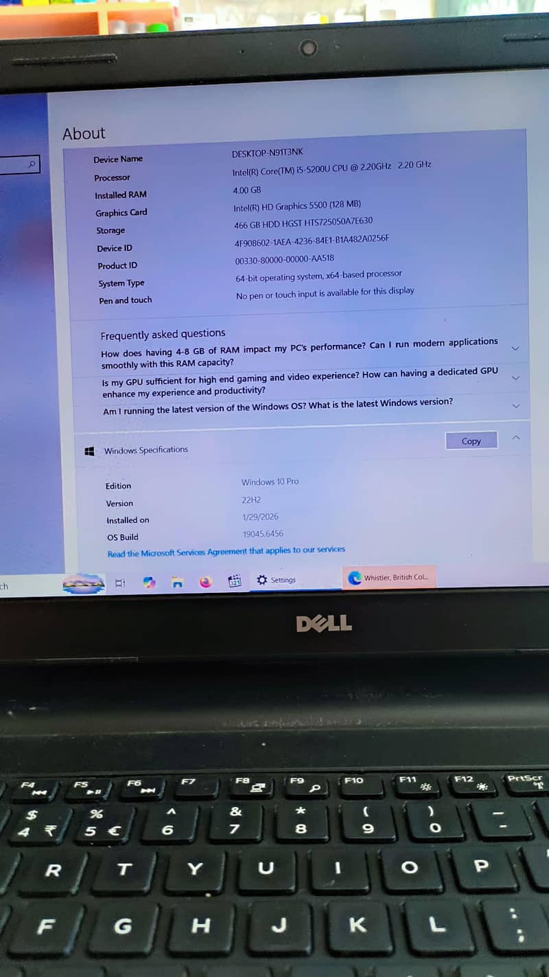 Dell Core i 5 4